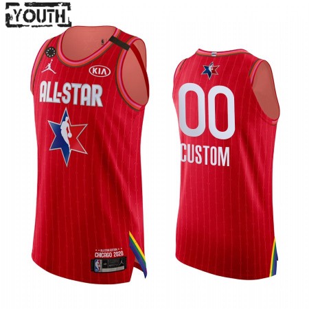 Dres NBA 2020 All-Star Prilagođeni Jordan Brand Kobe Forever Crvena Swingman - Dječji